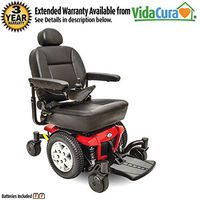 Pride Jazzy 600 ES Electric Wheelchair with Inside Delivery and Setup Option (Inside Delivery and Setup, 18"Wx18"-20"D Captain Seat)