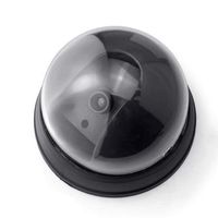 Fake Dummy Surveillance Dome Security Camera with Flashing LED Outdoor Indoor