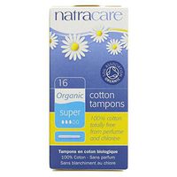 (6 PACK) - Natracare Tampons (Applicator) Super - Organic | 16s | 6 PACK - SUPER SAVER - SAVE MONEY