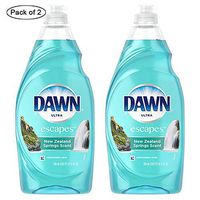 Dawn Ultra Escapes Dishwashing Liquid Dish Soap, New Zealand Springs, 24 Oz 632 ML (Pack of 2)