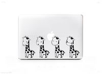 Giraffe Friends Cartoon Sticker Decal for MacBook Pro, PC, Laptop, Window, Car, or Wall