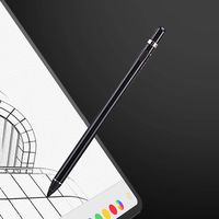 Stylus Pens for Touch Screens iPad iPhone Tablets Cell Phone Drawing, WongHsin Carbon Fiber Fine Point Active Capacitive Pencil with Stylus Pen Holder Mesh Tip Cap Palm Rejection Glove