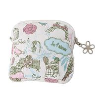 SEVENHOPE Common Bag Sanitary Towel Pearl Button Daily Cosmetics Women Cartoon Tampons Usual Cotton Coin Purse