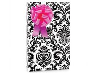 BLACK FLOURISH 24"X85'Recycled Gift Wrap Cutter Box (2 unit, 1 pack per unit.)