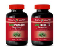 Hair Growth and Strength Vitamins - Saw Palmetto Berry Extract 160MG - Saw Palmetto multivitamin - 2 Bottles (120 Softgels)