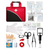 Avalanche Outdoor First Aid Kit 90 Pieces Includes Venom Suction Cup