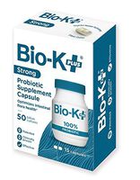 Bio-K Plus - Probiotic Supplement Capsule for Women & Men, 50 Billion Bacteria at Expiry Date, Enteric Coated, Vegan & Gluten Free, Shipped Cold to Preserve Probiotics, 15 Capsules