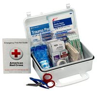 First Aid Only 10 Person First Aid Kit, Weatherproof Plastic Case