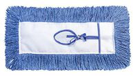 M2 Professional G-STAT Dust Mop Head with Key Hole (Tie-On) Backing, 18-Inch Length x 5-Inch Width - Case of 12 - For Industrial, Commercial & Home Uses, Perfect for Hardwood, Laminate, Concrete, etc.