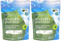 Seventh Generation Auto Dish Pacs - Free & Clear - 20 ct - 2 pk