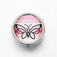 RhyNSky Celtic Knot Triquetra Mini Portable Pocket Purse Pill Box Case Pillbox, 3 Compartments, Silvery, 139