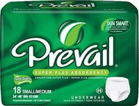 Prevail Super Plus Underwear Small/Medium 34" - 46" (Bag of 18)