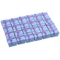 Gilroy 24Pcs Bowtie Jewelry Gift Cases Present Boxes Bracelet Ring Necklace Earrings Holder
