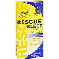 Bach Rescue Sleep Liquid Melts, Dissolvable Capsules 28 ea ( Pack of 3 )