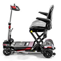 Transformer Automatic Folding Scooter for Adults and Seniors, RED, Lightweight Lithium Battery, Airline Approved