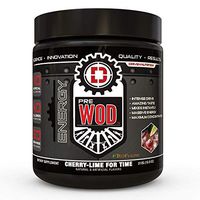 PREWOD Pre Workout - Creatine Free Nitric Oxide (NO) Boosting Preworkout Supplement | Caffeine, Citrulline Malate, Beta Alanine | Focus & Energy Drink Powder (Cherry Lime for Time)