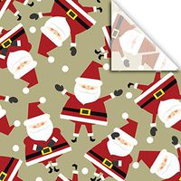Jillson & Roberts Gift Tissue 20" x 30", Dancing Santas (240 Sheets) Closeout