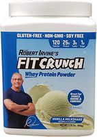 Fit Crunch Vanilla Milkshake Whey Protein Powder (1.76 pounds)