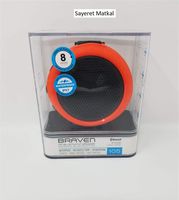 Braven 105 Wireless Portable Bluetooth Speaker [Waterproof][Outdoor][8 Hour Playtime] with Action Mount/Stand - Sunset