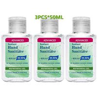 Hand Sanitizer, Liquid Hand Soap Travel Size Dvanced Gentle Hydration Hand Lotion Soothing Cleaner, 3 Pcs x 50ML (3pcs, 50ml)