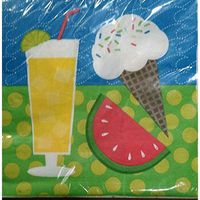 Summer Time Fun (A) 2-Ply Party Napkins - 20 Count