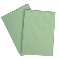 PDC Healthcare PP-462 Disposable Towel, Poly, 2-ply, 13" x 18", Green (Pack of 500)
