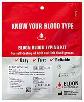 Original Home Blood Typing Kit - New Package + Extra Lancet (9 Kits)