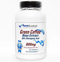 Green Coffee Bean Extract 800mg 50% Chlorogenic Acid - Pure 100% // 90 Capsules // Pure // by PureControl Supplements