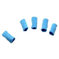 Kylin Express Set of 10 Sports Elastic Finger Sleeve Protector Brace Support - Sky Blue