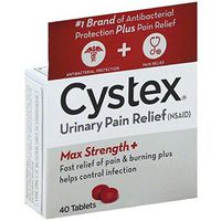 Cystex Plus Urinary Pain Relief Tablets 40 ea (Packs of 10)