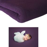 Solid Posing Fabric Backdrop, Photography Prop, 2 Yards, 25 Available Colors (Eggplant)