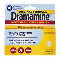 Dramamine Original Formula Tablets 36 ea (Pack of 5)