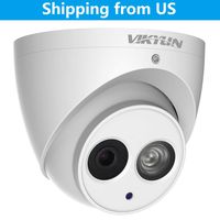 VIKYLIN 6MP PoE Security Outdoor IP Camera,2.8mm Lens, (3072×2048)@20fps, Dome Security Network Surveillance Camera,Up to 164ft/50m Night Vision,H.265,IP67,MicroSD Recording (128GB),WDR,ONVIF