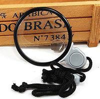 ZTYD Necklace Magnifier Pendant, 4X Reading Newspaper Hanging Magnifying Glass to Send Elderly Gifts Suitable for The Elderly to Take with