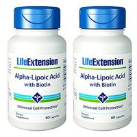 Life Extension Alpha Lipoic with Biotin, 60 ct (Pack of 2)