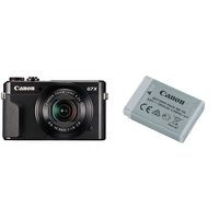 Canon PowerShot G7 X Mark II Digital Camera w/ 1 Inch Sensor and tilt LCD Screen - Wi-Fi & NFC Enabled with Canon Battery Pack