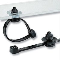 6 Inch Black Cable Tie & Fir Tree 30Lb Panel .03 Inch To .12 Inch-25Pack