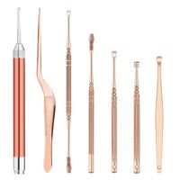 Ktyssp 7Pcs Wax Curette Ear Clean Tool Earpick Cleaner Spoon Remover Ear