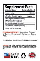 pre Workout for Men Pump - Nitric Oxide Muscle Booster 3600MG - Endurance & Recovery - Nitric Oxide pre Sport - 2 Bottles 180 Caplets