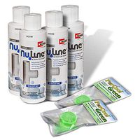 5-Ton HVAC Drain Pan & Drain Line Maintenance Kit, (4) 8 oz. Nu-Line Drain Cleaner (2) PurCool Green PCG5T Pan Tablets