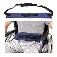 Wheelchair Seat Belt Cushion Harness Straps Medical Patients Positioning Restraint Soft Padded Safety Easy Release Adjustable Front Latch Buckle (Front Open Wheelchair Belt)