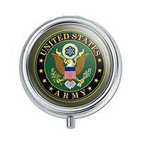 U.S. Army United States Army Eagle Logo Pill Case Trinket Gift Box