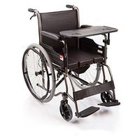 Transport Wheel Chair,Lightweight Wheelchair, Wheelchair for Adults - Travel Wheelchair, Full Steel Tube Reinforcement Wheelchair, Portable Folding, Toilet, Elderly, Disabled for Adult