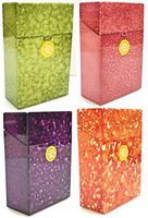 Eclipse Speckled Water Drop Design Hard Plastic Crushproof Cigarette Case, 2ct, Kings, Assorted Colors, 3116M11
