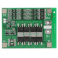 Protection Board, 3S 18650 Lithium Battery Protection Board 11.1V 12.6V 25A W/Balance Protection Board