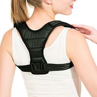 Adjustable Posture Corrector for Women and Men with Comfortable and Breathable Hunchback Brace and Clavicle Support to Improve Bad Posture Medical Problems & Injury Rehab（27.55-43.3 inch）