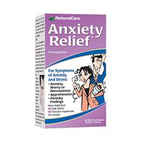 NaturalCare Anxiety Relief | Homeopathic Support for Natural Anxiety & Stress Relief | Quick Dissolve Tablets | HPUS Compliant Supplement | 120 CT.