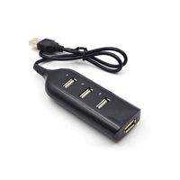Halffle Portable Practical High Speed 3 Ports USB2.0 Hub Hubs