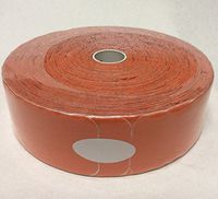 Therapist’s Choice® Kinesiology Tape, 2"x105' PRE-Cut Bulk Roll, PRE-Cut into Easy-to-Apply 10 inch Strips (Hot Orange)
