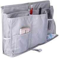 Multifunctional Walker Bag,Multi-Pocket Bag for Walkers Rollators Wheelchairs,Eco-Friendly Bedside Hanging Bag,Backpack Storage and Armrest Side Organizer,Folding Walker Accessories (Gray)